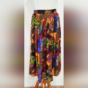 VINTAGE PIOKO RAYON SKIRT